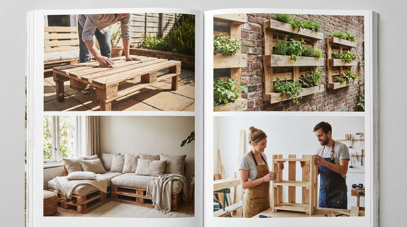 10 trucs faciles à faire avec des palettes pour votre déco