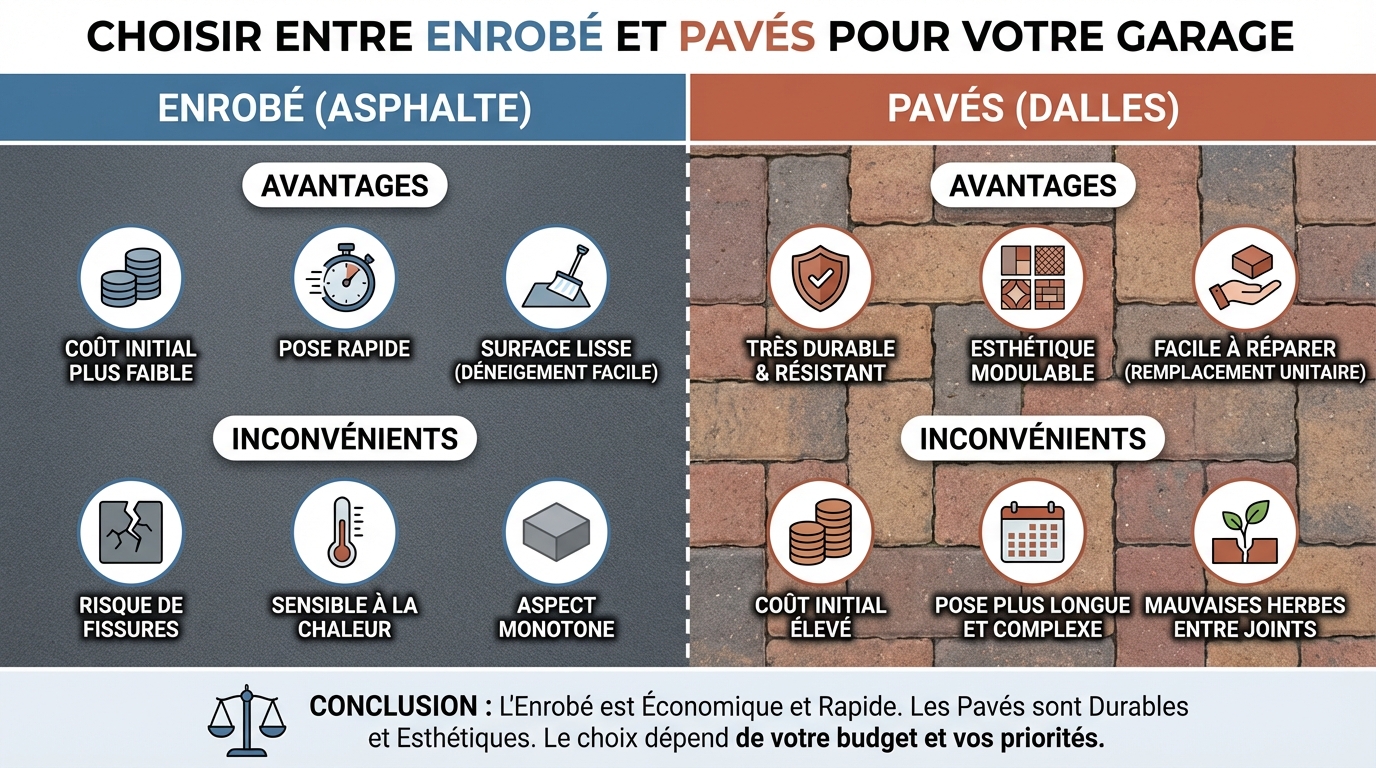 Les avantages des pavés