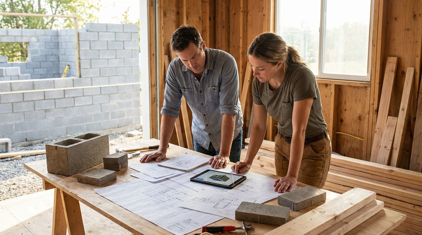 Créez votre plan de garage en parpaing gratuit facilement