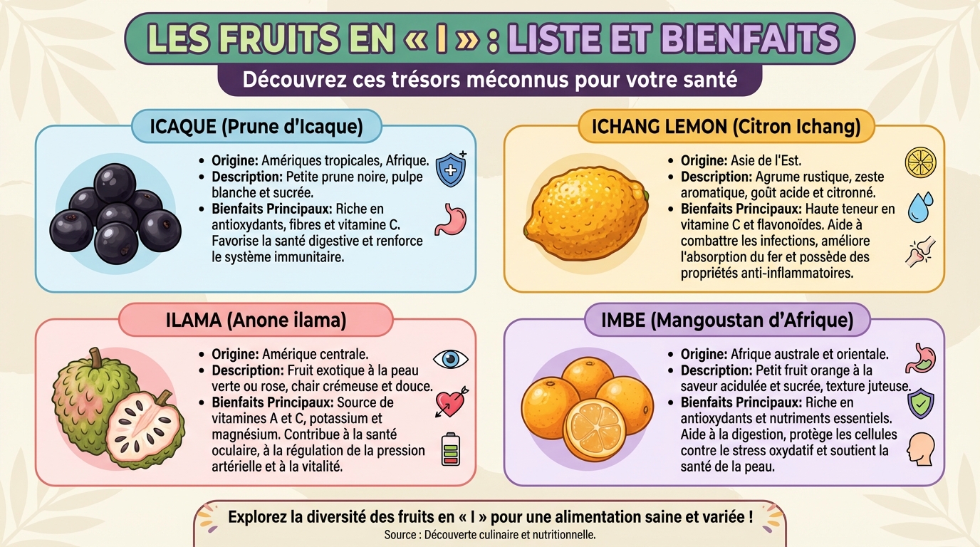 Bienfaits des fruits en I