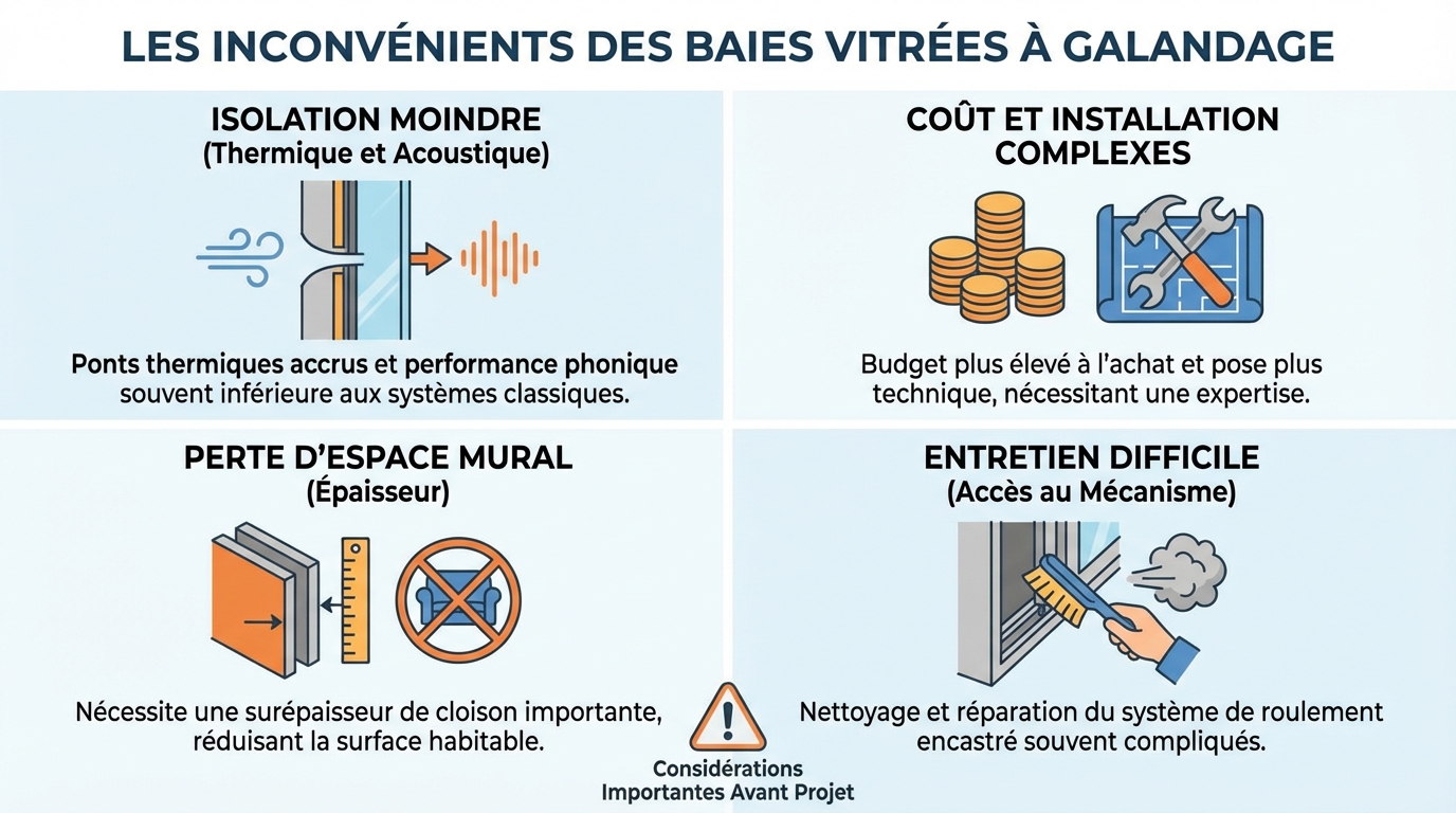Les principaux inconvénients