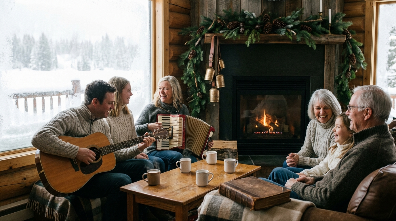 Les paroles de vive le vent : un classique de noël