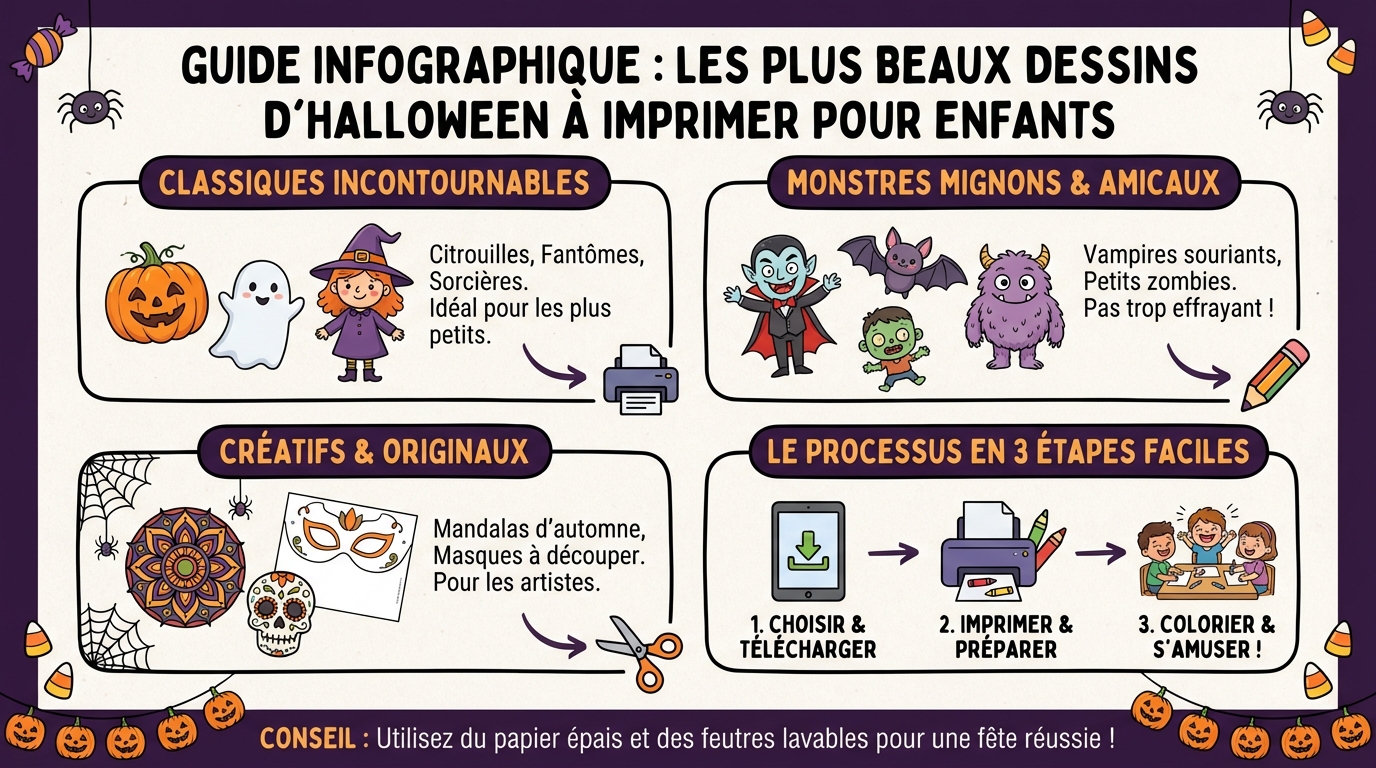 Les meilleurs dessins Halloween à imprimer