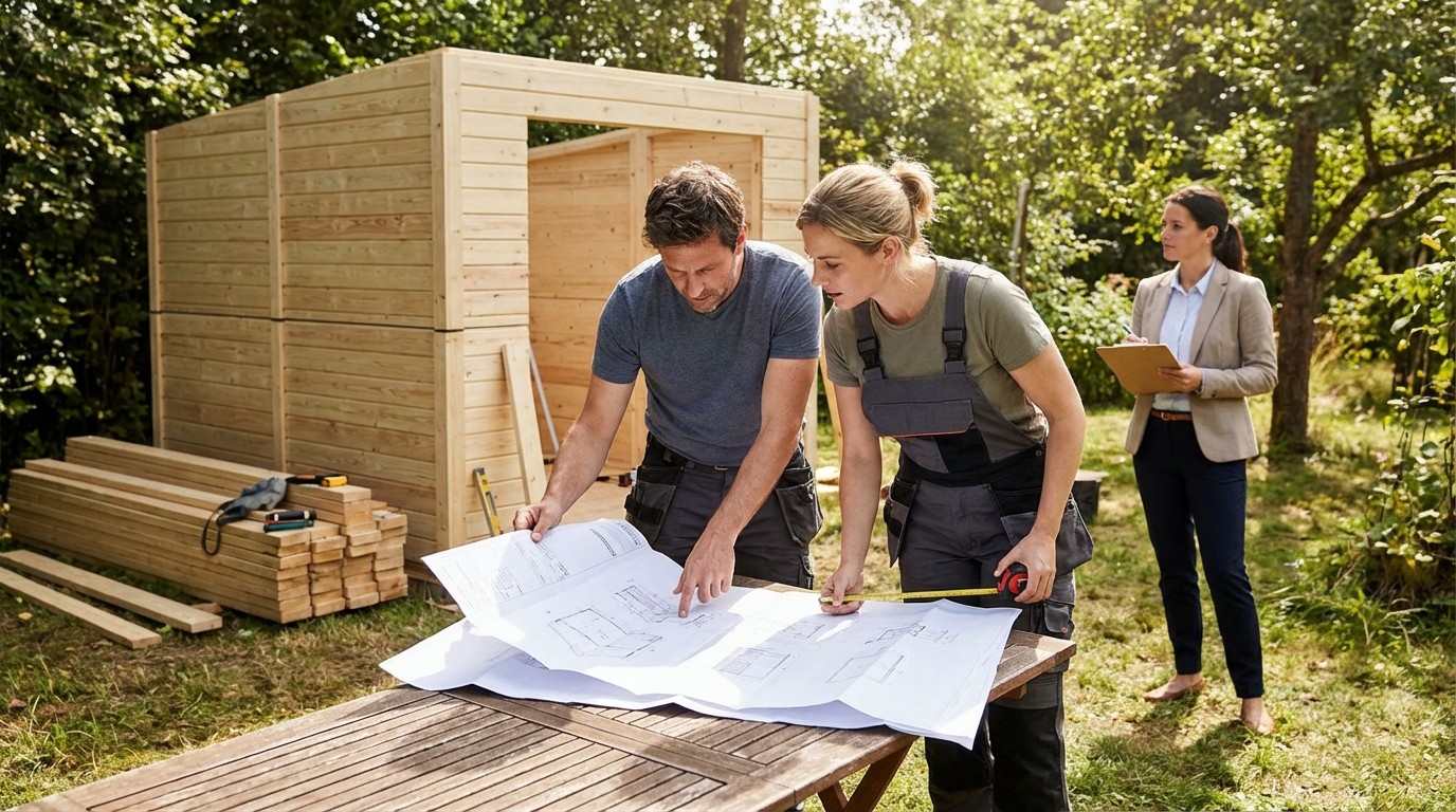 Réglementation sur les abris de jardin démontables : ce qu'il faut savoir