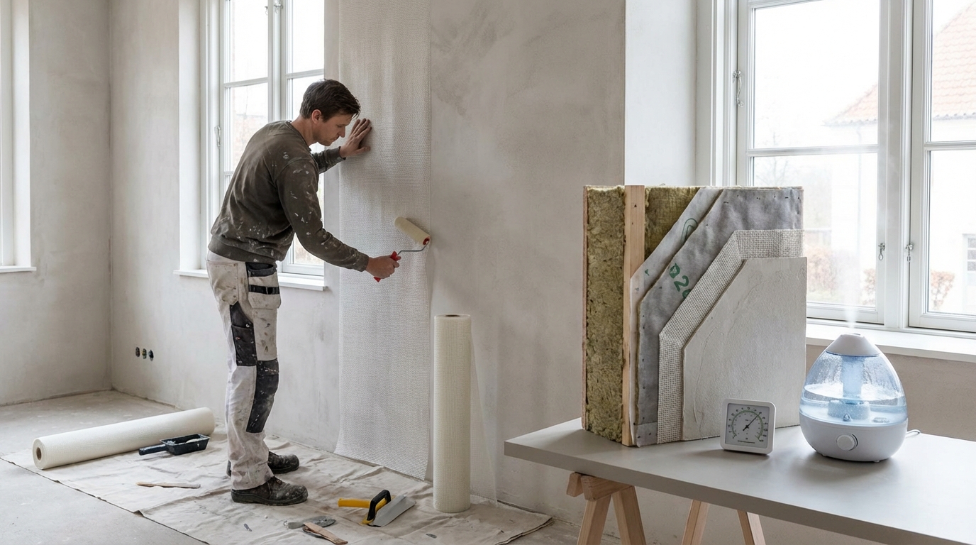 Toile de verre et respiration des murs : ce qu'il faut savoir