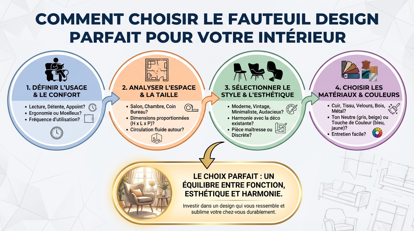 Comment choisir son fauteuil design ?