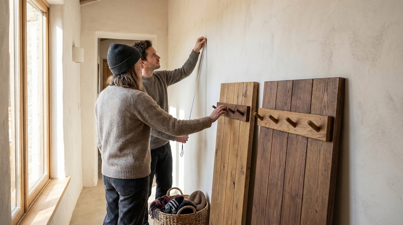 Choisir un porte manteau mural en bois pour votre intérieur