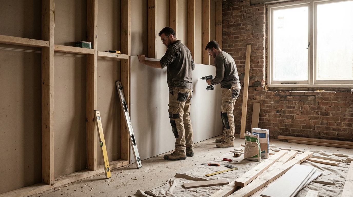 Coffrage placo sans rail : guide pratique et astuces