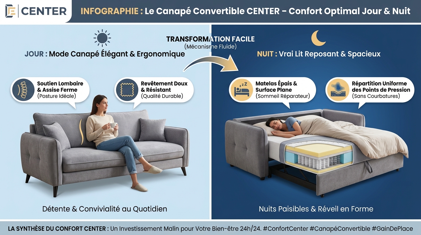 Pourquoi choisir un canapé convertible ?