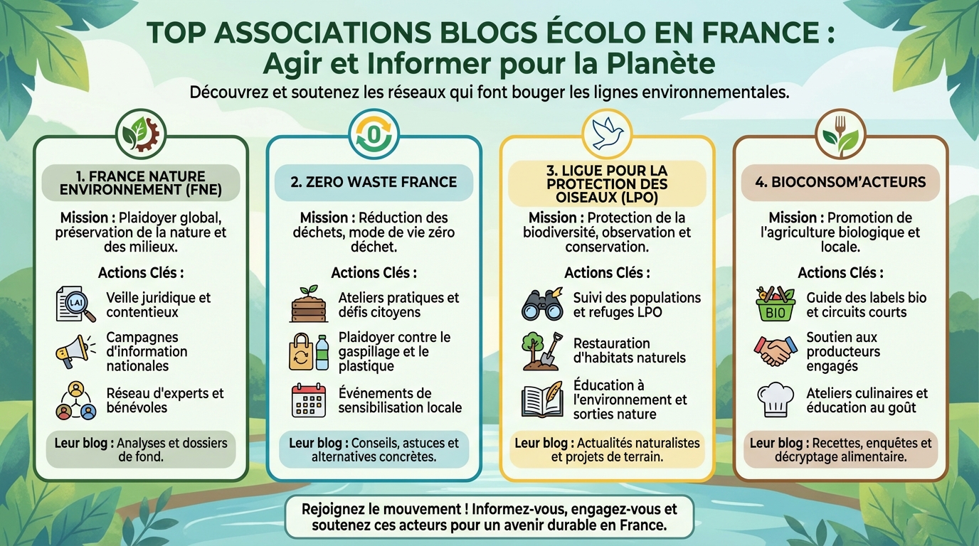 Meilleures associations blog écolo