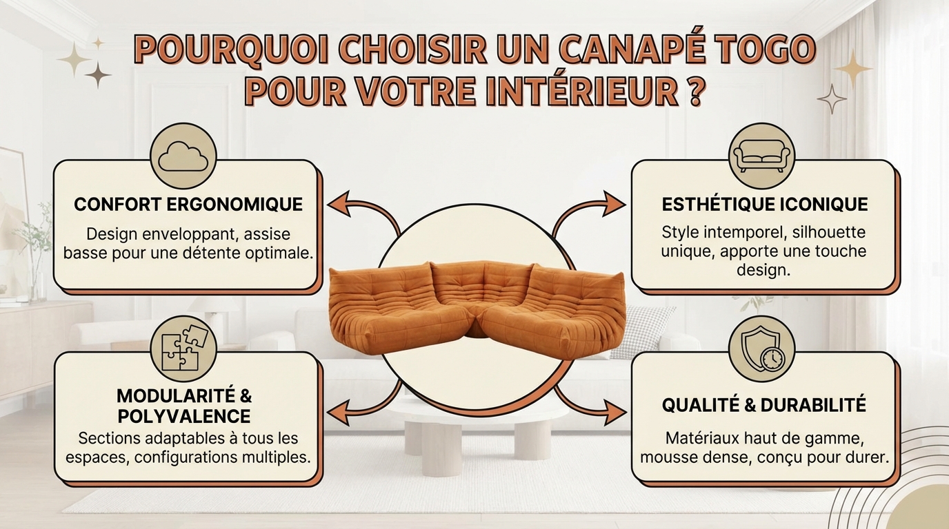 Comment choisir son canapé Togo ?