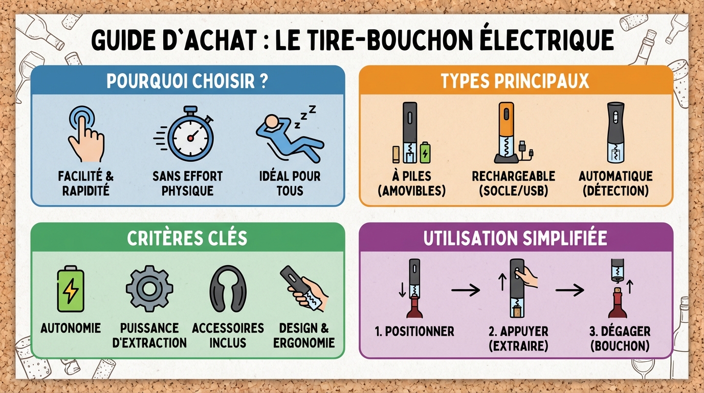 Comment choisir son tire bouchon électrique ?