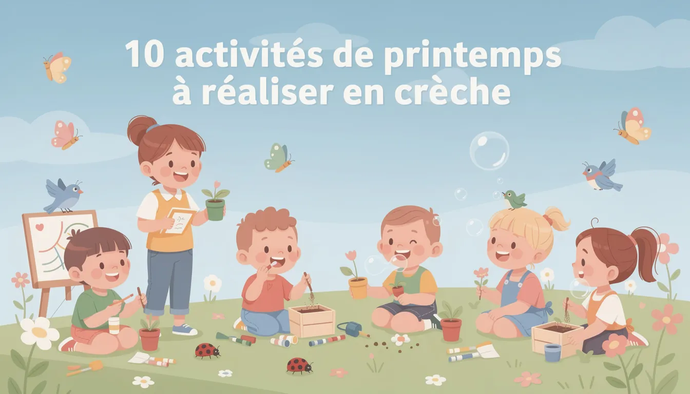 10 activités de printemps à faire en crèche 1 10 activités de printemps à réaliser en crèche