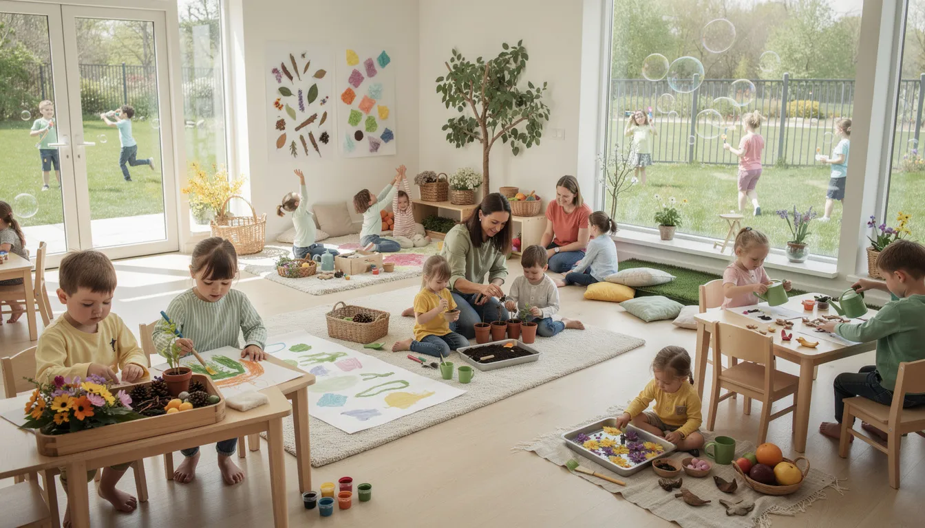 10 activités de printemps à faire en crèche