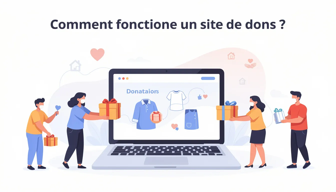 Comment fonctionne un site de dons ?