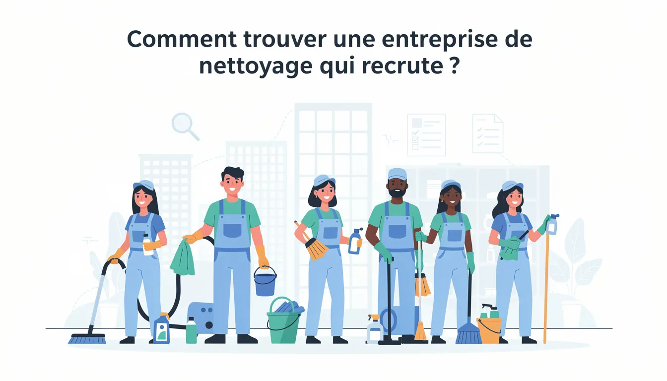 Entreprises de nettoyage qui recrutent : comment postuler ? 1 Comment trouver une entreprise de nettoyage qui recrute ?