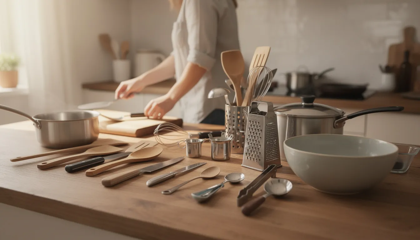 Ustensiles de cuisine : images et noms pour bien s'équiper
