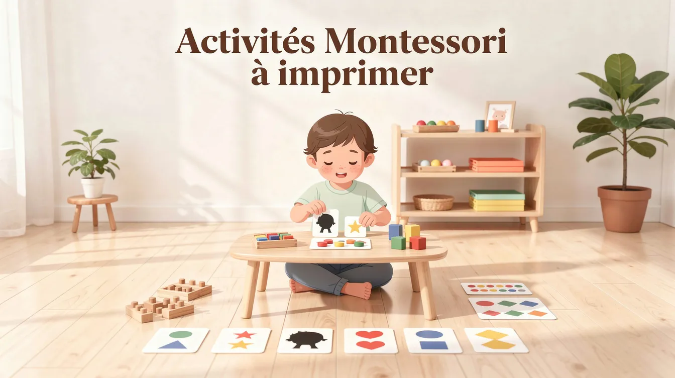 Activités Montessori à imprimer