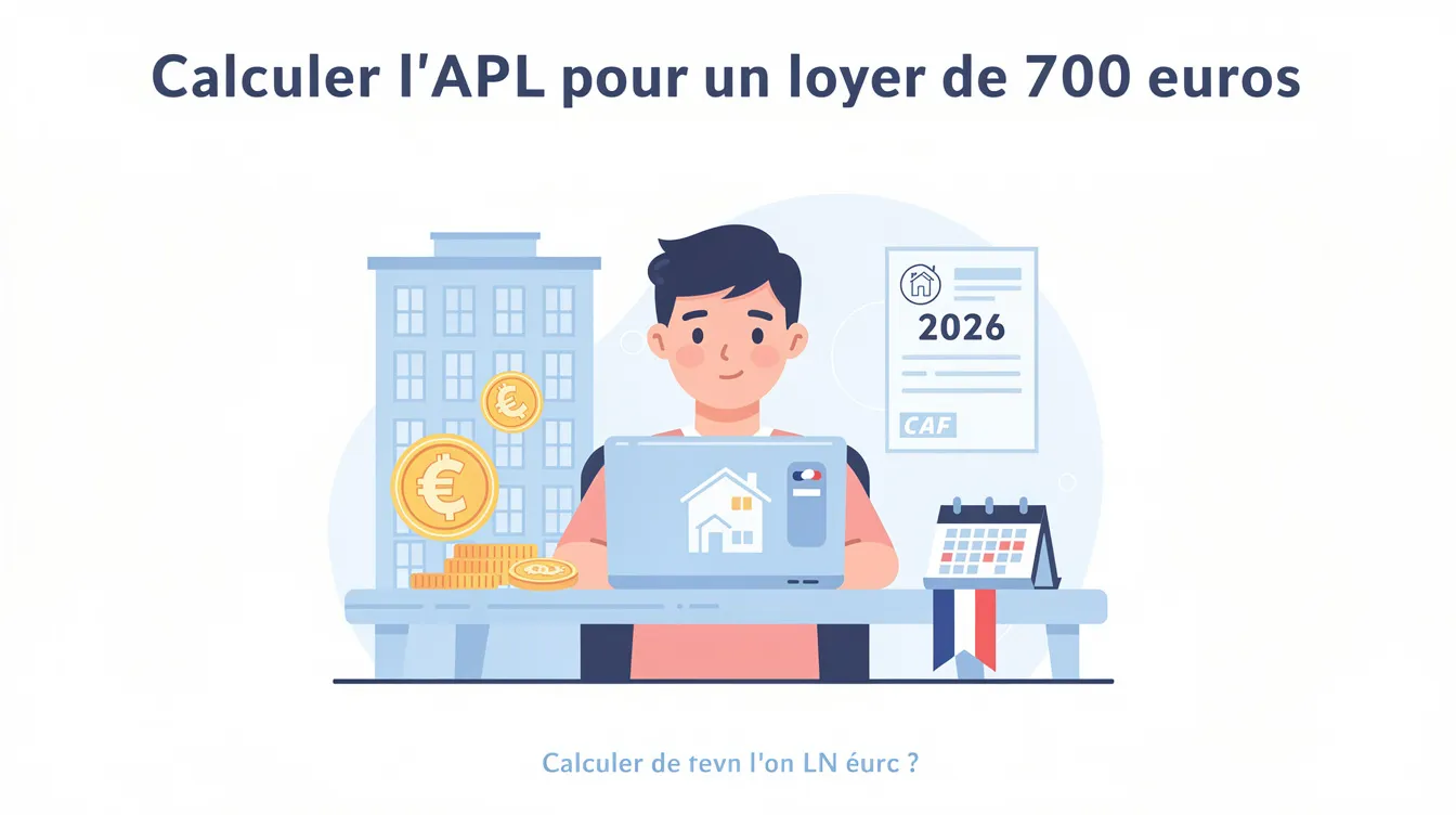 Combien d'apl pour un loyer de 700 euros en 2026 ? 1 Calculer l’APL pour un loyer de 700 euros