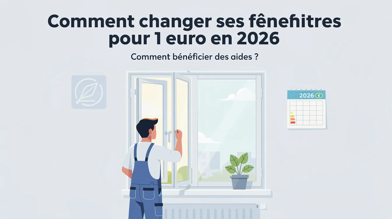 Comment changer ses fenêtres pour 1 euro en 2026 1 Comment bénéficier des aides ?