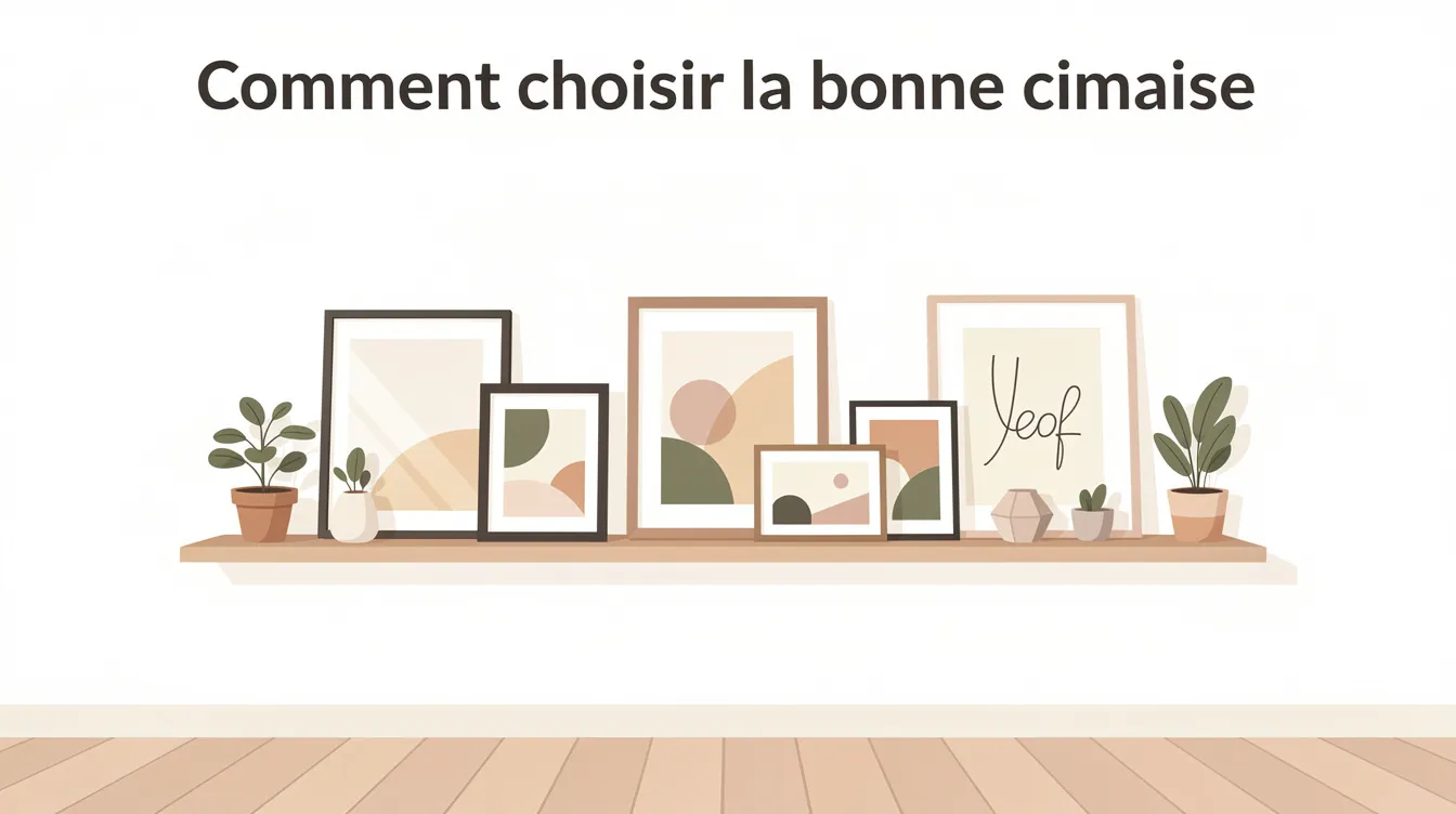 Comment choisir la bonne cimaise