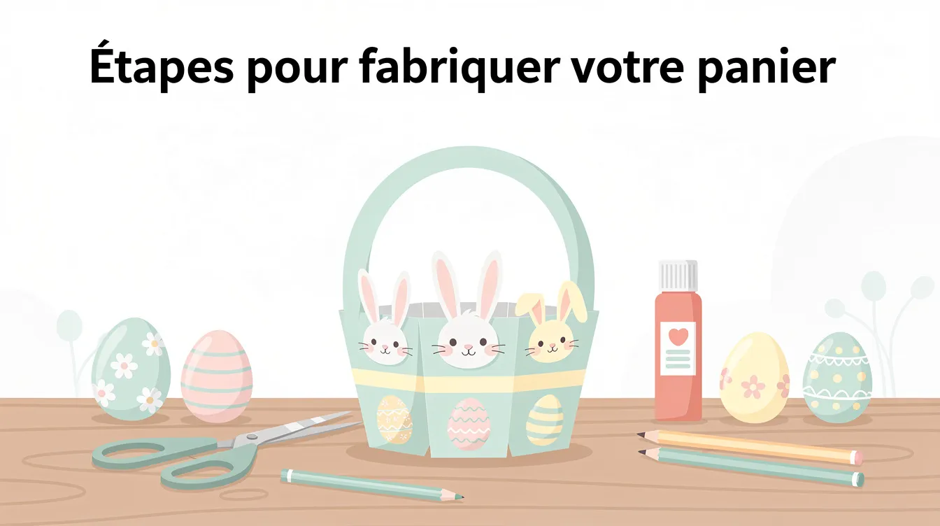 Fabriquer un panier de pâques à imprimer : guide complet 1 Étapes pour fabriquer votre panier