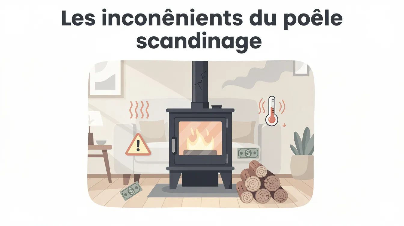 Poêle scandinave : inconvénients à connaître avant d'acheter 1 Les inconvénients du poêle scandinave
