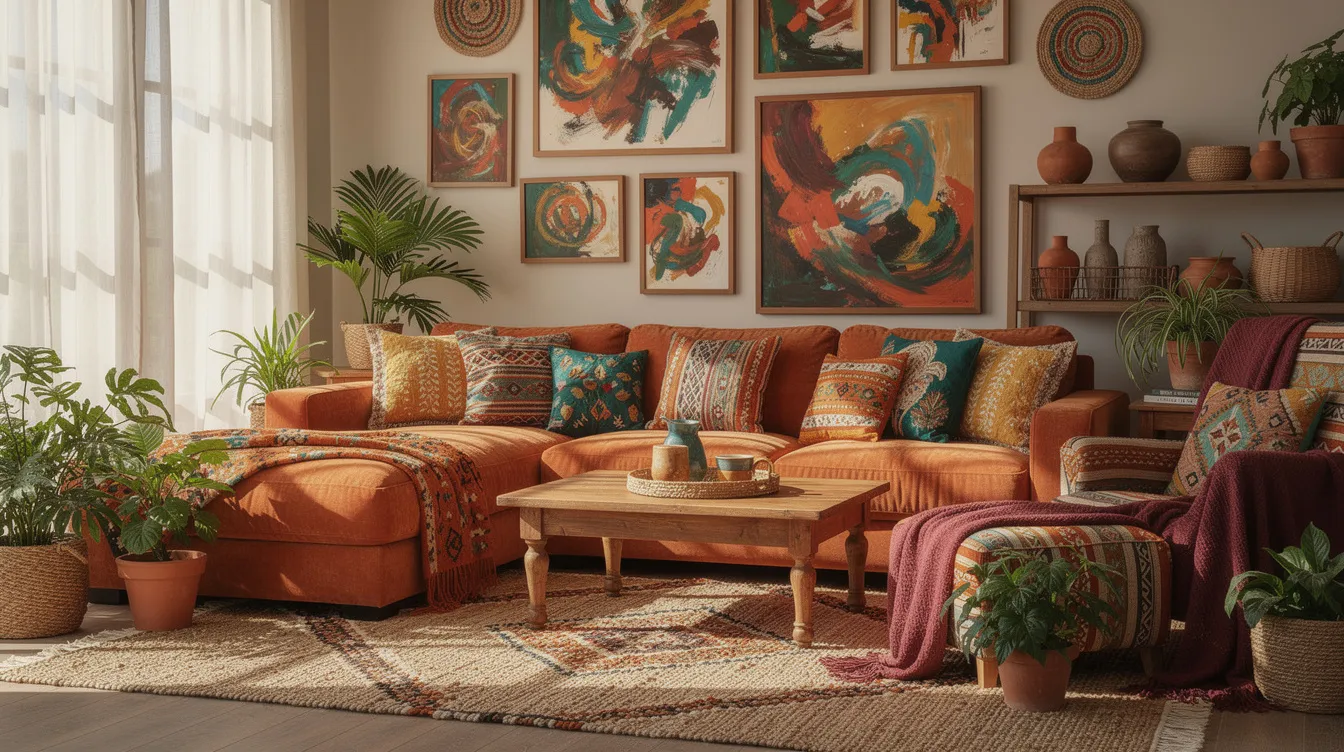 Comment choisir les couleurs pour un salon bohème ?