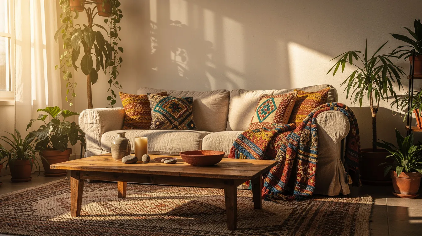 Bohème chic : 7 éléments pour un salon boho réussi