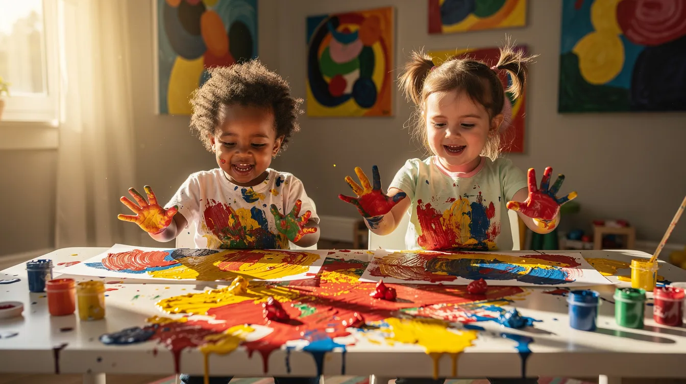 Activités peinture pour les 2-3 ans : 7 idées créatives