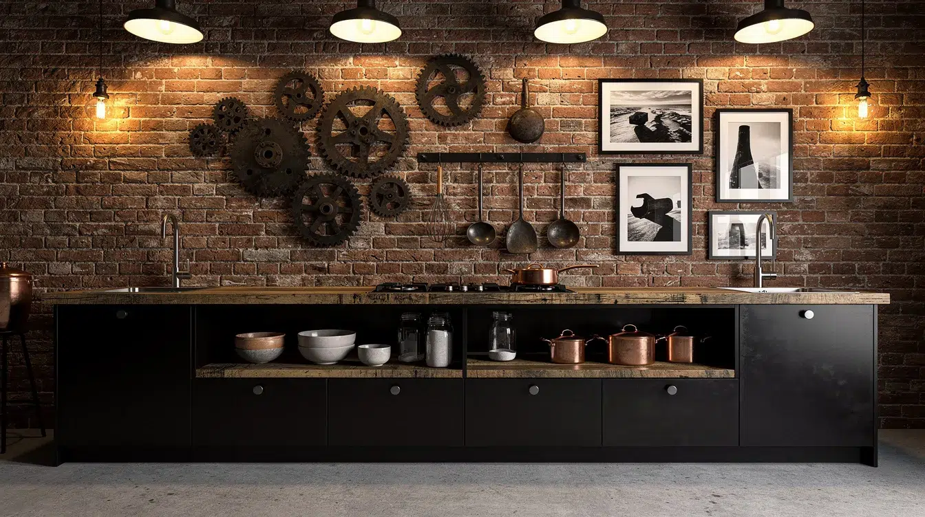 7 idées de déco murale pour une cuisine industrielle