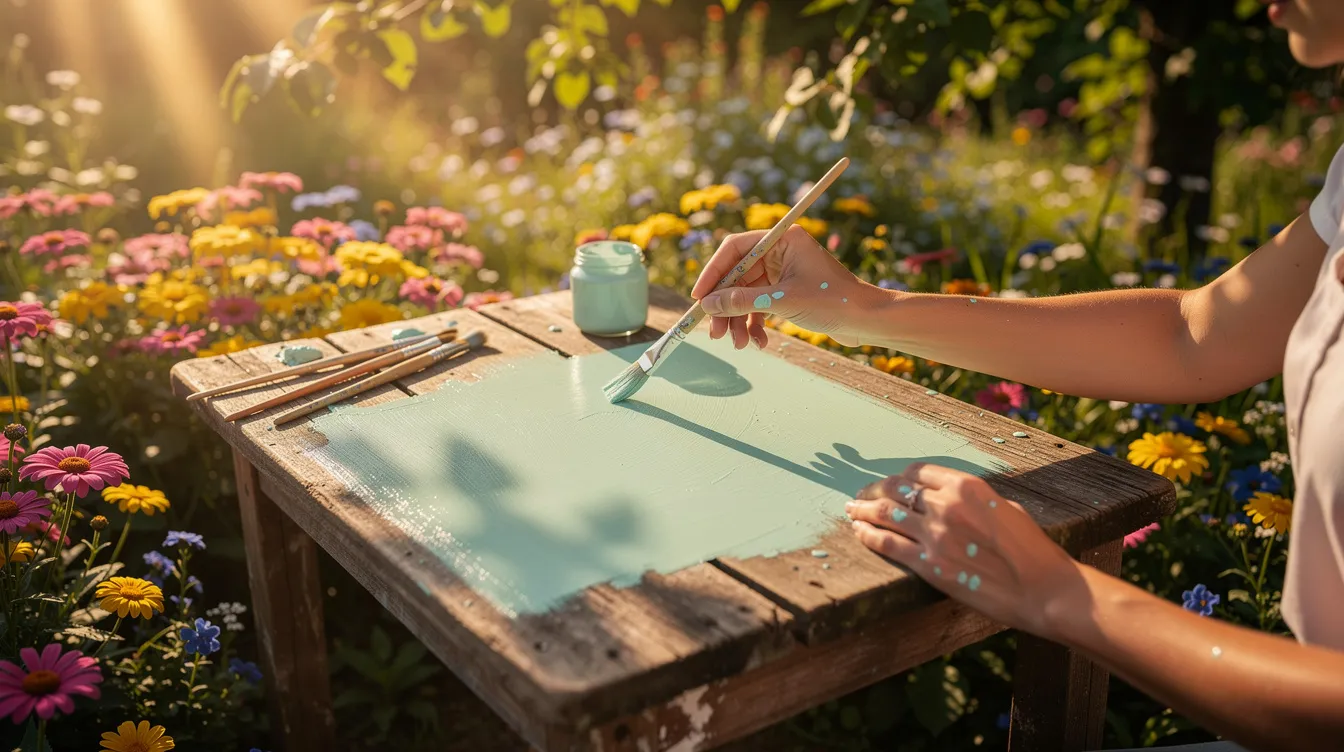 Idées de couleur pour repeindre une table en bois