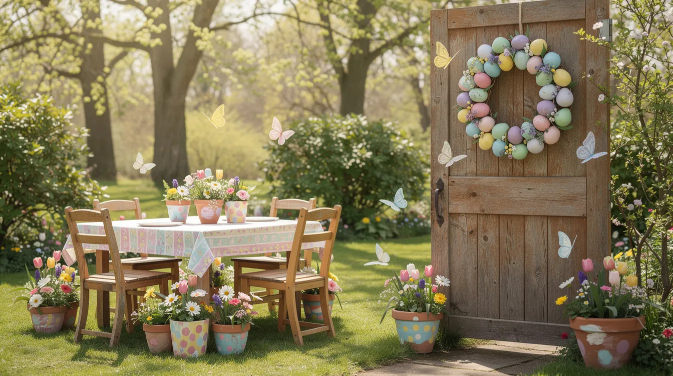 Décoration de pâques extérieur à faire soi-même : 5 idées créatives